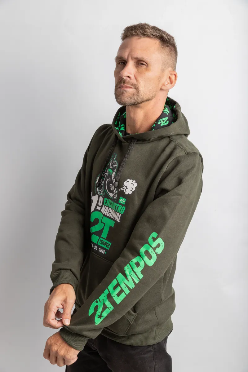 Moletom Masculino Verde ENM2TEMPOS
