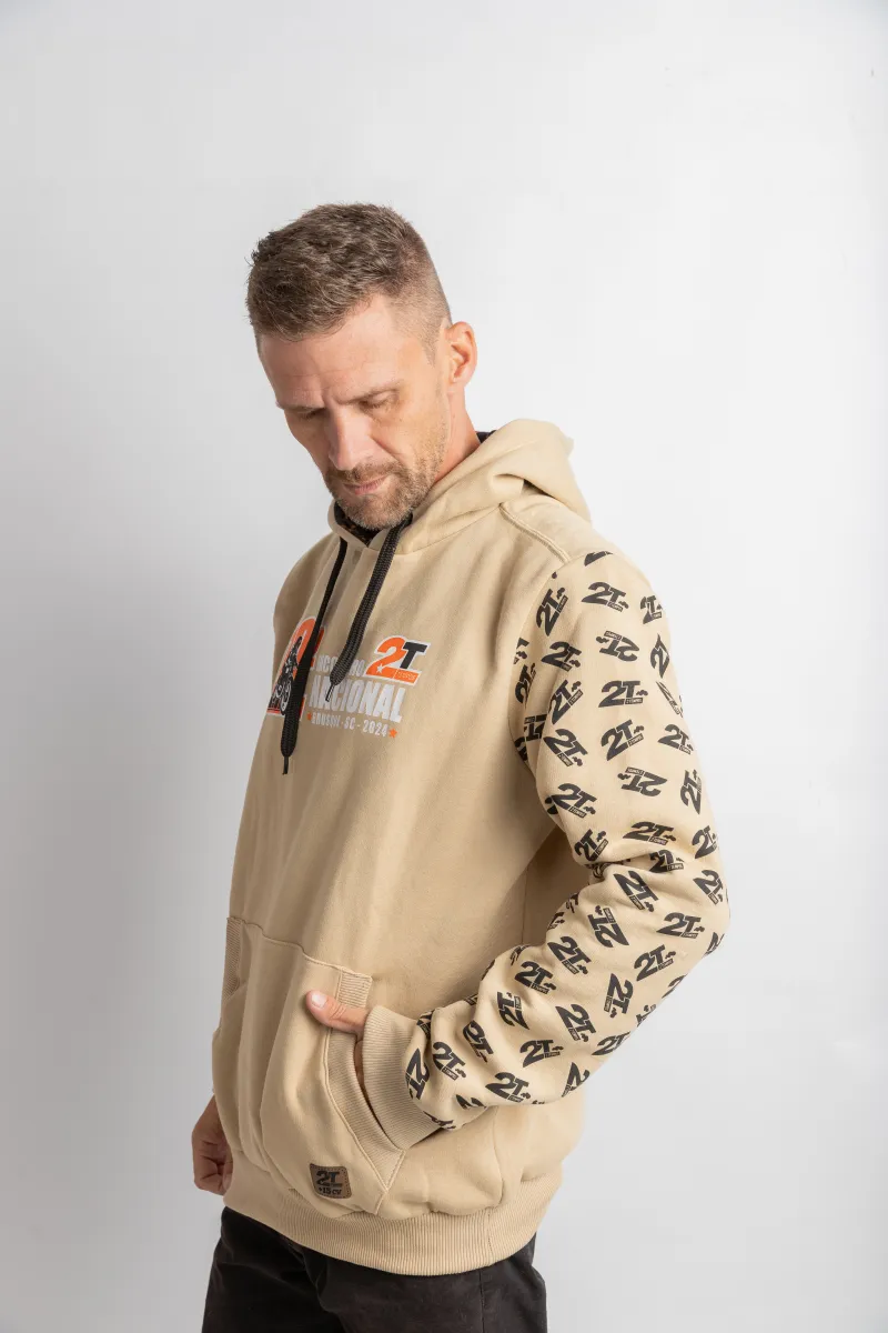 Moletom Masculino Bege ENM2TEMPOS