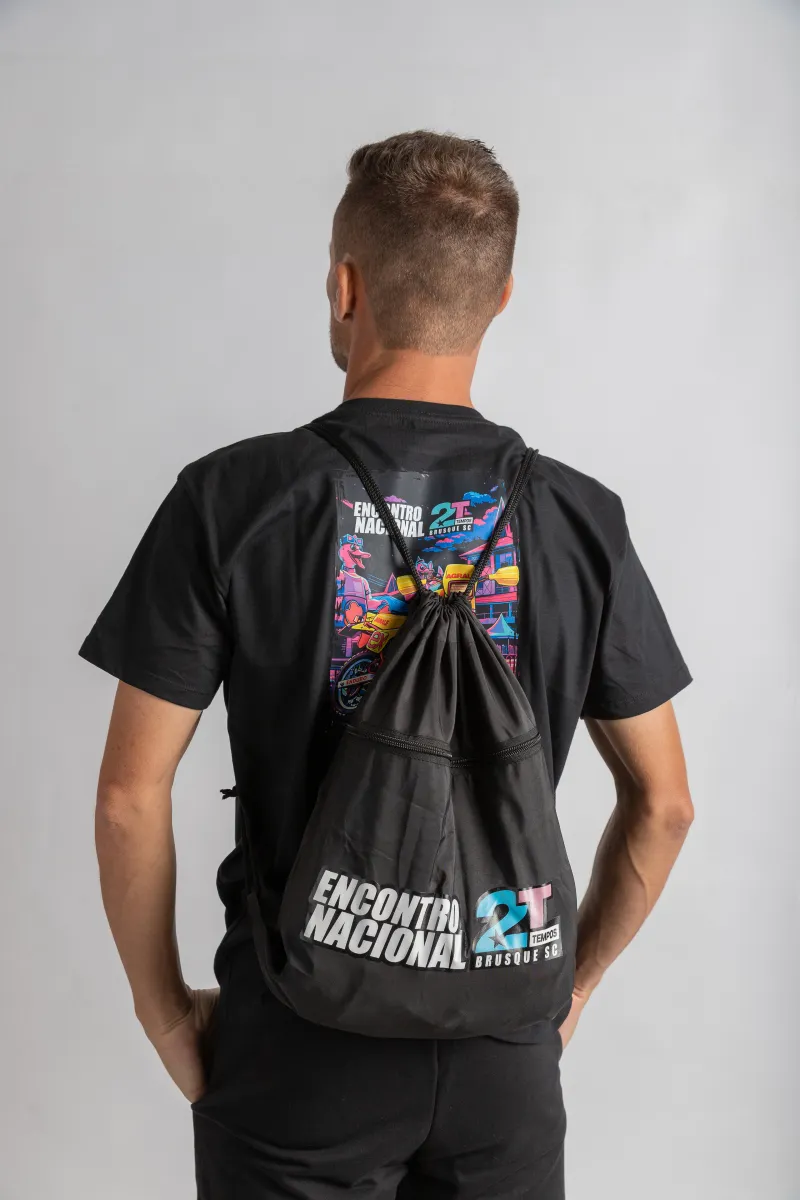Sacochila Preta ENM2TEMPOS
