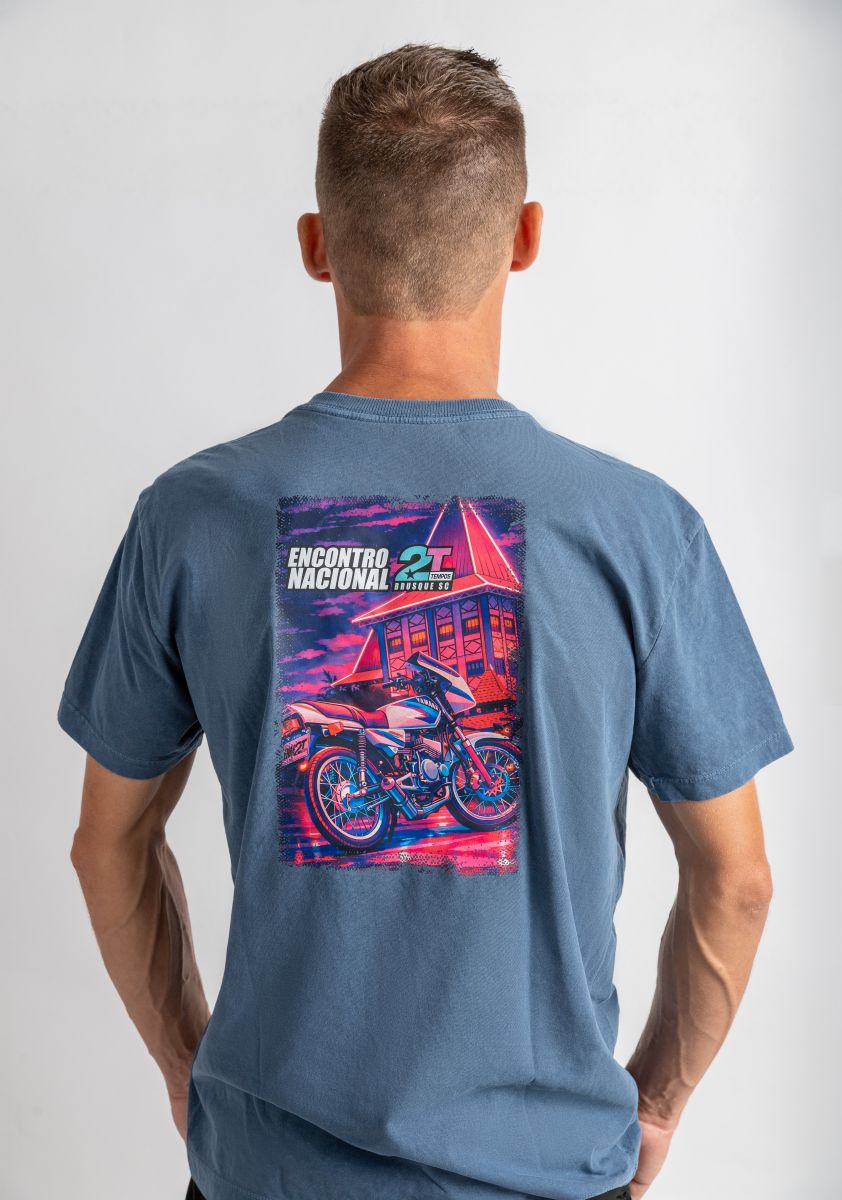 Camiseta Azul estonada RD 135 - Oficial ENM2T.